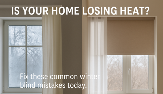 Correct Winter Window Mistakes for a Warmer, Efficient Home – CAS Blinds